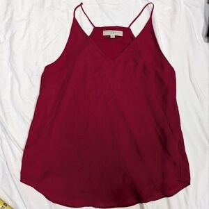 Women's Sleeveless Top - Burgundy